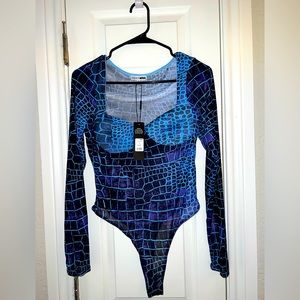 Mesh body suit, fashion nova, size M
